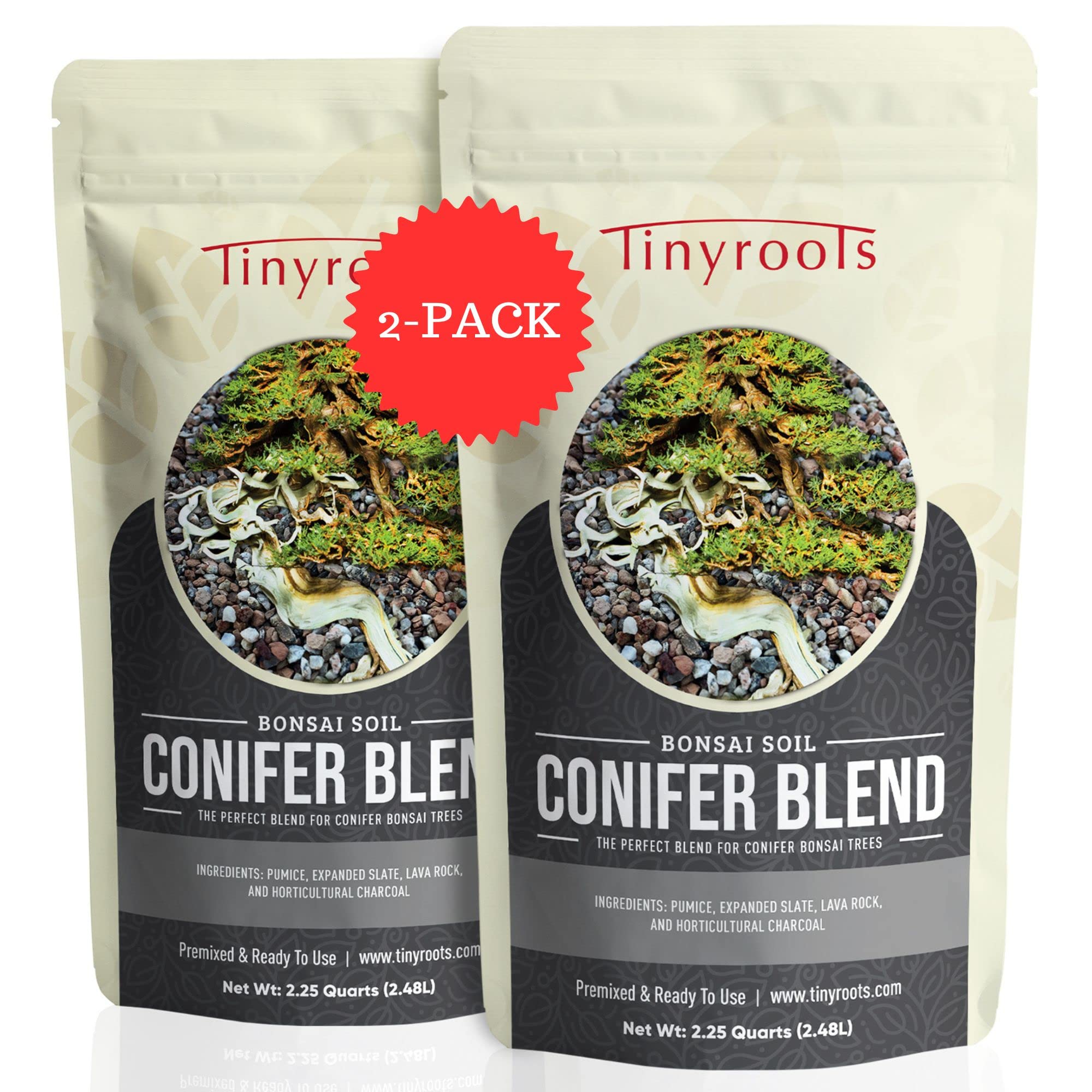 Amazon.com : Conifer Bonsai Soil by Tinyroots – 100% Formulated